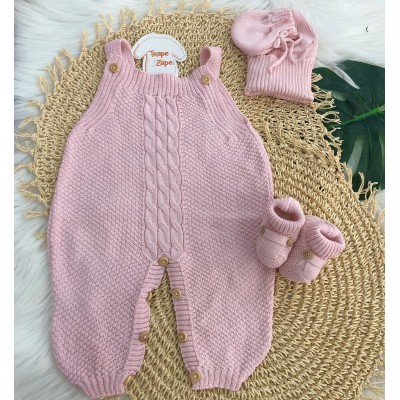   Kit algodão doce - Rosa e Branco